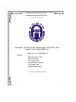 Chuyên Đề  những hệ thống truyền Động Điện trong lò vi sóng kiểu cũ