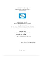 Đề số lthdt hki 1 Đề tài  quản lý bán sách tại cửa hàng sách