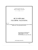 Nâng cao hiệu quả sử dụng tài sản ngắn hạn tại ctcp bất Động sản – du lịch ninh vân bay