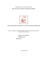 Bài Tập Nhóm Môn Internet Và Ứng Dụng Trong Kinh Doanh Đề Tài- Campaign Creative Brief Cho Sản Phẩm Sữa Rửa Mặt Nghệ Nhân Sâm Mela.pdf