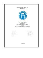 Bài tập cá nhân học phần  luật hình sự việt nam 1 Đề tài  bản án số  45:2022:hs st, ngày 17:03:2022