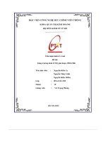 Tiểu luận kinh tế vĩ mô  Đề tài   tăng trưởng kinh tế mỹ giai Đoạn 1983 1986