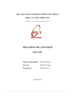 Môn kiểm thử xâm nhập bài tập