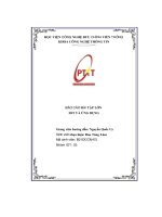 Báo cáo bài tập lớn iot và ứng dụng