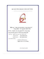 Đề tài   nghiên cứu công nghệ iot và ứng dụng trong hệ thống giám sát chất lượng không khí