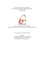 Báo cáo Đồ án môn cơ sở dữ liệu Đề số 3  thiết kế cơ sở dữ liệu quản lý bán Đồng hồ online