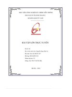 Bài tập lớn trực tuyến Đề số  02