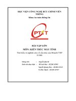 Bài tập lớn môn  kiến trúc máy tính tìm hiểu và nghiên cứu về cấu trúc của hitachi vsp f1500