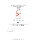 Các yếu tố ảnh hưởng Đến thời gian ngủ mỗi Đêm của sinh viên khoa qtkd2
