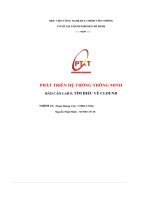 Phát triển hệ thống thông minh báo cáo lab 0  tìm hiểu về clound