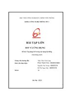 Bài tập lớn iot và ứng dụng Đề tài  ứng dụng iot trong xây dựng hệ thống nhà thông minh