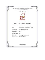 Báo cáo thực hành môn   an toàn mạng nâng