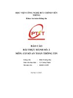Báo cáo bài thực hành số  2 môn  cơ sở an toàn thông tin df