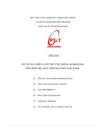 Xây dựng chiến lược truyền thông marketing tích hợp cho giày thể thao biti’s hunter