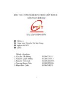 Bài lập trình số 1