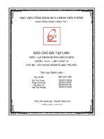 Báo cáo bài tập lớn môn   lập trình hướng Đối tượng  chủ Đề   xây dựng website Đọc truyện