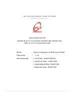 Báo cáo bài tập lớn chủ Đề  quản lý và ứng dụng cơ sở dữ liệu thương mại Điển tử của cửa hàng bán game