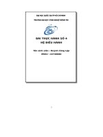 Bài thực hành số 4 hệ Điều hành