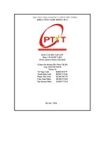 Báo cáo bài tập lớn môn  cơ sở dữ liệu Đề tài  quản lý khám chữa bệnh