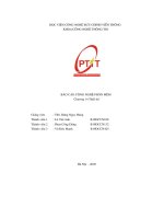 Báo cáo công nghệ phần mêm chương 14 thiết kế