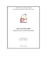 Áo cáo tổng hợp Đảm bảo chất lượng phần mềm