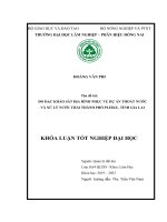 Nghiên cứu thành lập bản Đồ Địa hình xây dựng mặt cắt Địa hình từ dữ liệu uav