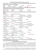 Revision 1 (class 10)  keys