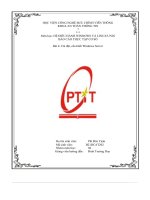 Báo cáo thực tập cơ sở bài 4  cài Đặt, cấu hình windows server