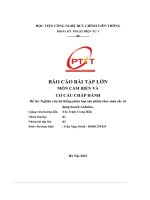 Đề tài  nghiên cứu hệ thống phân loại sản phẩm theo màu sắc sử dụng board arduino