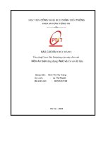 Báo cáo bài thực hành tấn công cross site scripting vào máy chủ web môn an toàn ứng dụng web và cơ sở dữ liệu
