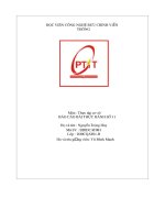 Báo cáo bài thực hành số 11