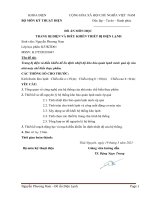 Trang bị điện và điều khiển để ổn định nhiệt độ kho bảo quản lạnh nước quả ép của nhà máy chế biến thực phẩm