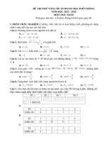 Đề số 28 Đề số 10