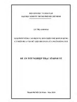 Giải pháp nâng cao dịch vụ bán chéo thẻ khách hàng cá nhân dựa vào dữ liệu big data của ngân hàng xyz