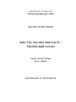 Kiểu tác giả nhà nho tài tử   trường hợp tản Đà (Đề Án thạc sỹ văn học việt nam)