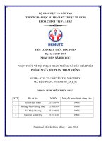 Tiểu luận nhập môn xã hội học: NHẬN THỨC VỀ TỘI PHẠM THAM NHŨNG VÀ CÁC GIẢI PHÁP PHÒNG NGỪA TỘI PHẠM THAM NHŨNG