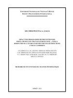 Impact des programmes de prévention des populations clés (travailleurs du sexe   ) sur la diminution ou l’élimination des nouvelles infections À vih au cameroun = tác Động của