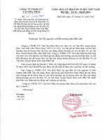 Báo cáo Đánh giá tác Động môi trường của dự Án khai thác và chế biến khoáng sản Đá bazan làm vật liệu xây dựng thông thường tại mỏ Đá thôn 10, xã tân hòa, huyện buôn Đôn