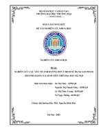 Các yếu tố Ảnh hưởng Đến Ý Định tiêu dùng sản phẩm sản phẩm secondhand của sinh viên các trường Đại học trên Địa bàn tp  hà nội