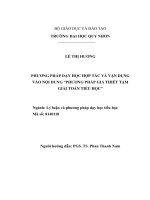 Phương Pháp Dạy Học Hợp Tác Và Vận Dụng Vào Nội Dung Phương Pháp Giả Thiết Tạm Giải Toán Tiểu Học (Đề Án Thạc Sĩ Lý Luận Và Phương Pháp Dạy Học Giáo Dục Tiểu Học).Pdf