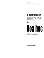 Đề Ôn thi tốt nghiệp thpt môn hóa học   gốc