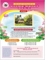 Bài dự thi bác hồ với thiếu nhi