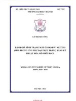 Đánh giá tình trạng mất Ổn Định vi vệ tinh trong ung thư Đại trực tràng bằng kỹ thuật hóa mô miễn dịch