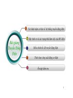 Bài Giảng  - Truyền Động Điện 