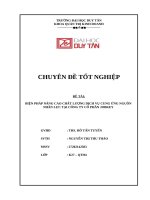 Biện pháp nâng cao chất lượng dịch vụ cung Ứng nguồn nhân lực tại công ty cổ phần jobkey