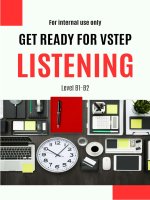 ĐỀ ÔN LISTENING VSTEP