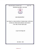 Giá trị của cộng hưởng từ Động học tưới máu Đánh giá tính thấm trong chẩn Đoán ung thư tuyến tiền liệt