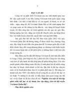 Nghiên cứu một số bài tập phát triển thể lực và kỹ thuật cho vận động viên nữ đội tuyển Vovinam Quân đội