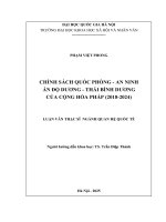 Chính sách quốc phòng   an ninh Ấn Độ dương   thái bình dương của cộng hòa pháp (2018 2024)