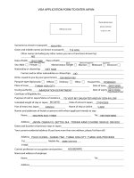 Visa hoa